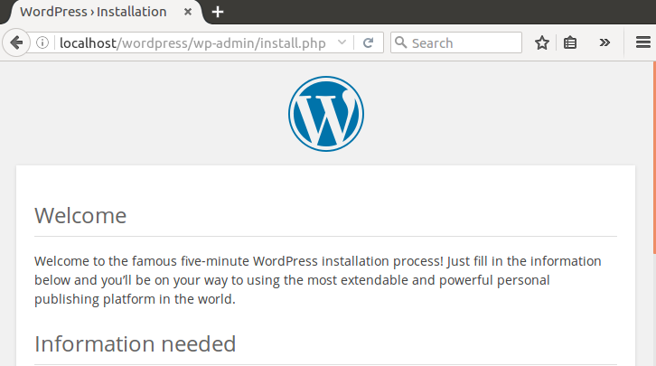 wp 1 - 在 Ubuntu 16.04 安裝 WordPress