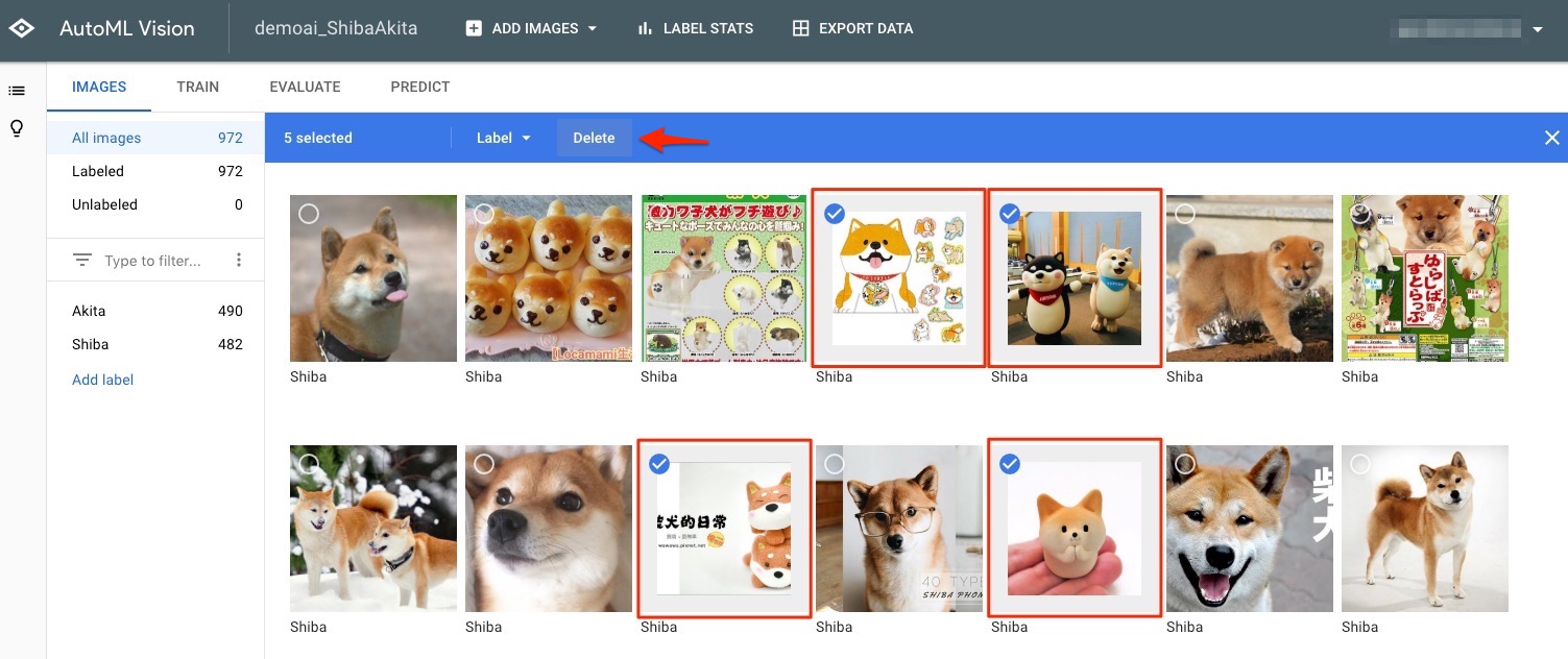 image11 1 - Google Cloud AutoML Vision 輕鬆分辨秋田和柴犬！快來體驗最新的機器學習工具吧